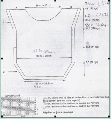 modele de manteau pour chien en tricot