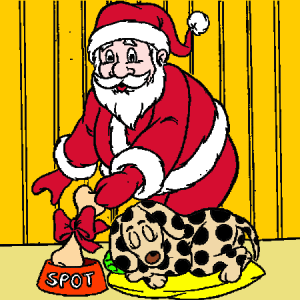 chien-pere-noel