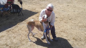 calie et mamie en visite à chantilly juillet 2015